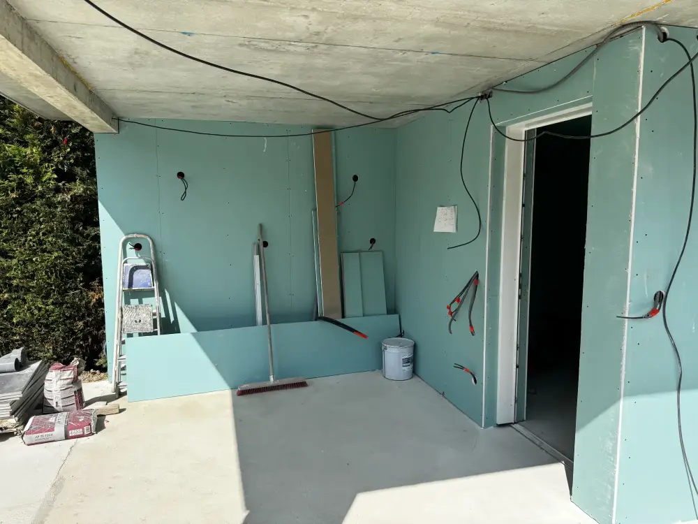 Création d'un pool house